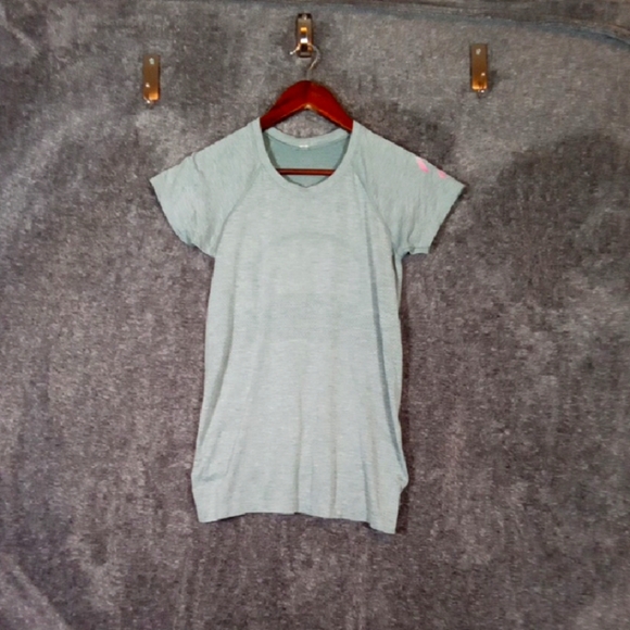 Lululemon Peloton Swiftly Tech Short Sleeve 2.0 Tidewater Teal Vapor Womens 6 - Picture 1 of 8